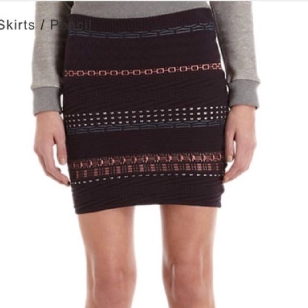 • Opening Ceremony • Knit Mini Skirt Navy XS